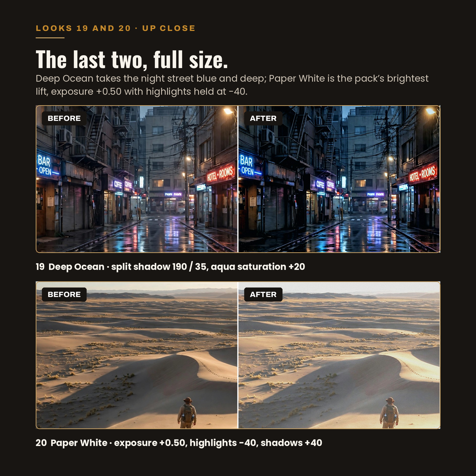 20 Cinematic Lightroom Presets | Desktop XMP + Mobile DNG + Tools, screenshot 9