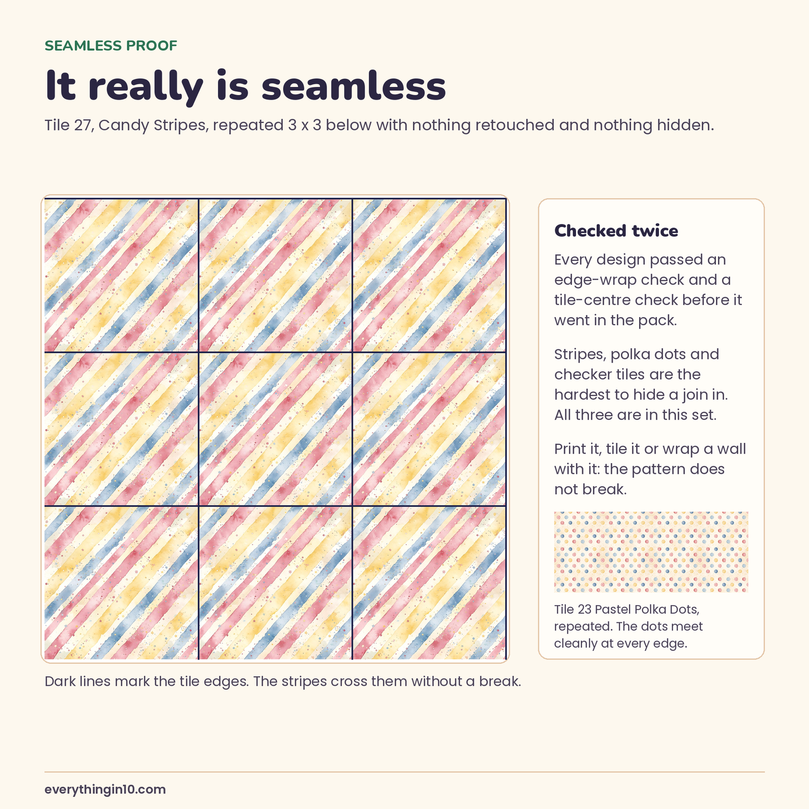 30 Kids & Cute Seamless Patterns | Premium Tileable Pattern Tiles, screenshot 8