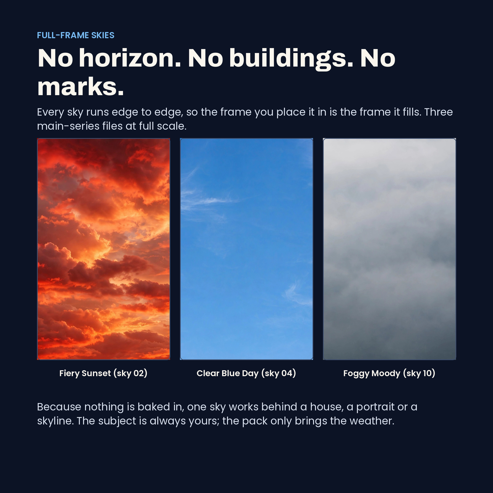 38 Sky Replacement Overlays | Premium Compositing Skies, screenshot 11