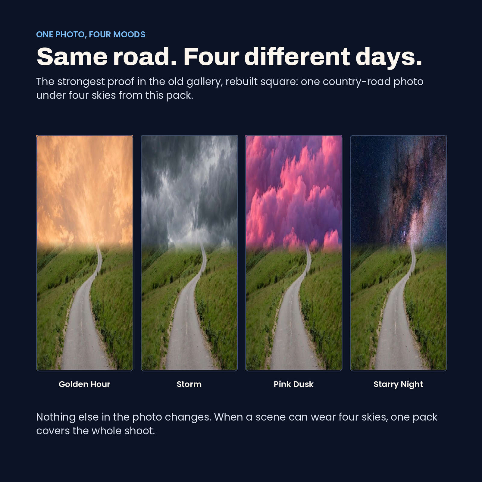 38 Sky Replacement Overlays | Premium Compositing Skies, screenshot 6