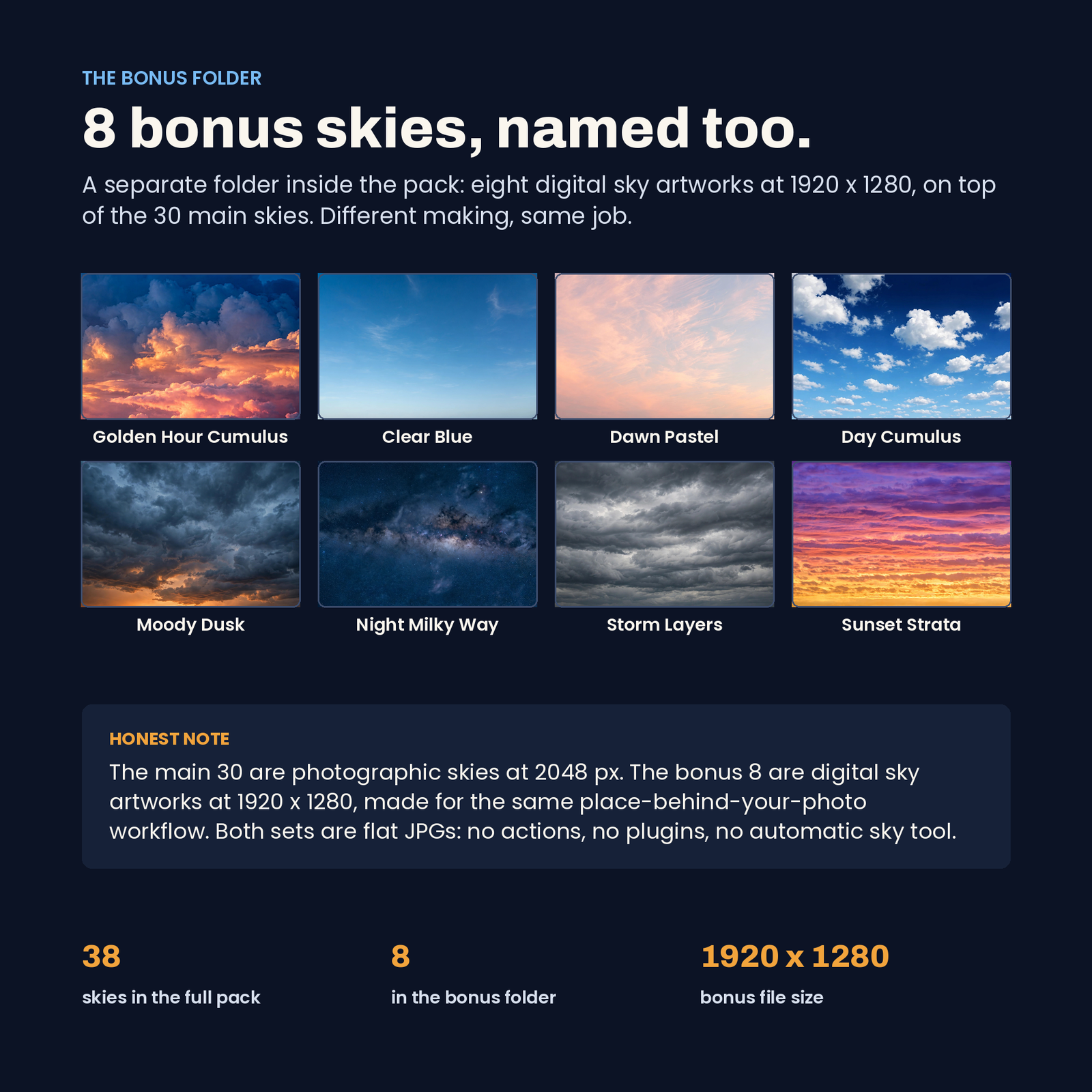 38 Sky Replacement Overlays | Premium Compositing Skies, screenshot 4