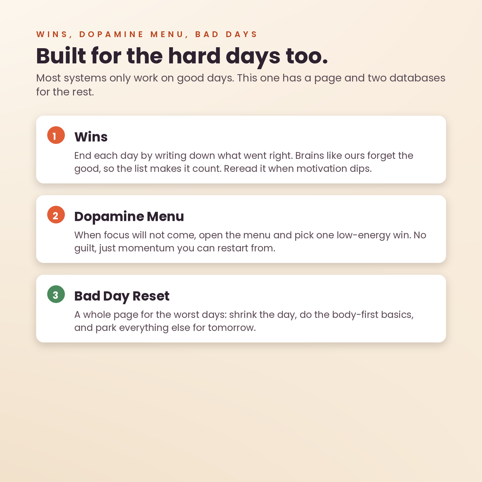 ADHD Focus OS | A Focus System Built for ADHD Brains in Notion, screenshot 8