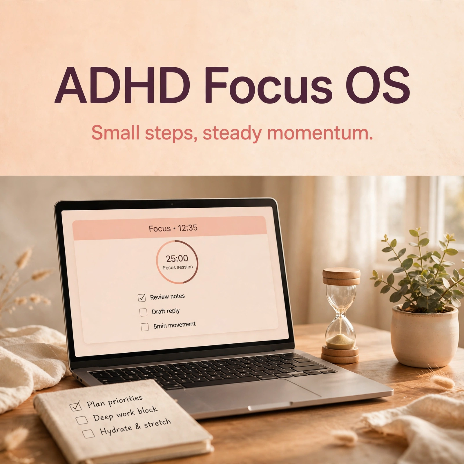 ADHD Focus OS | A Focus System Built for ADHD Brains in Notion