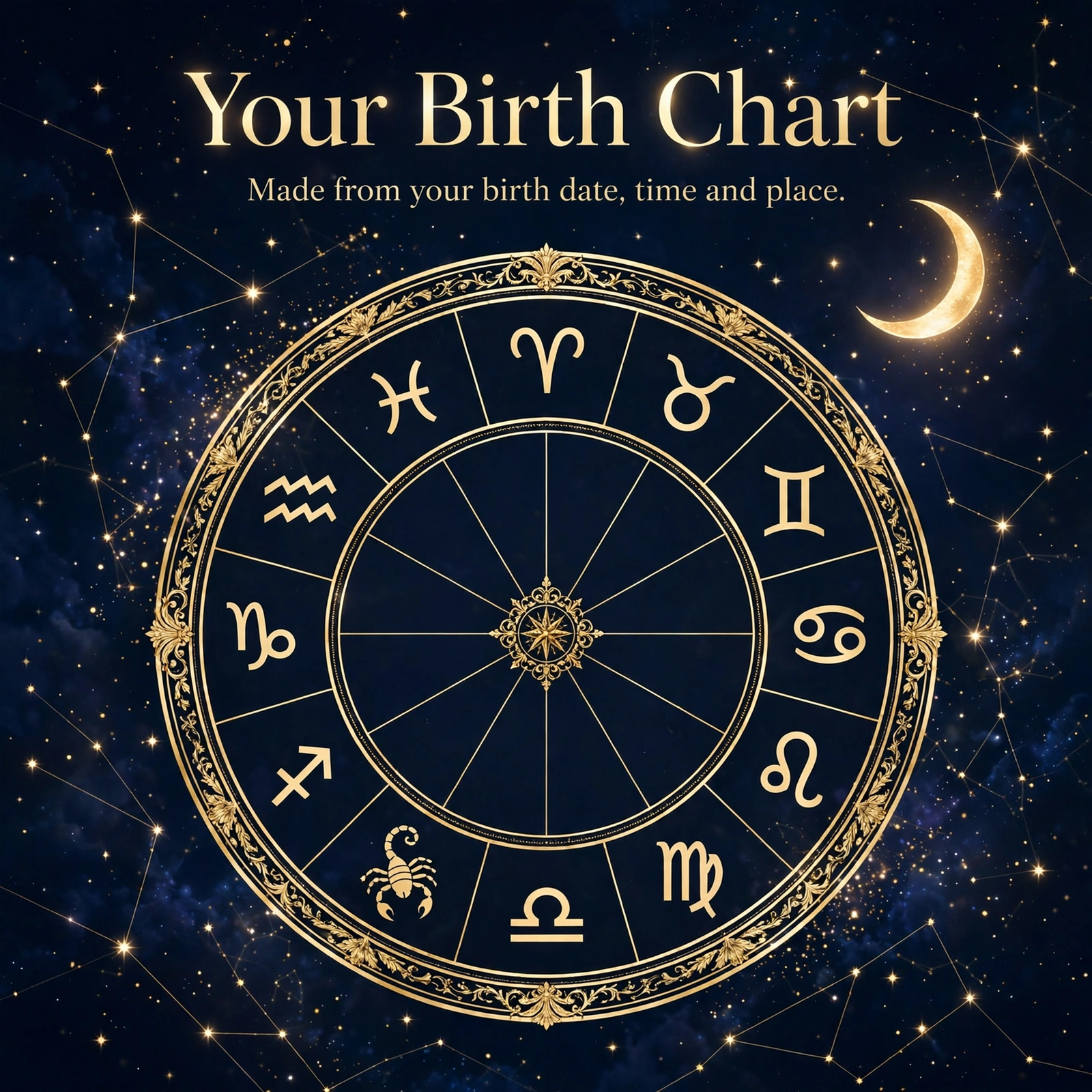 Birth Chart Reading | Your Personal Astrology Report, Made From Your Birth Date, Time and Place