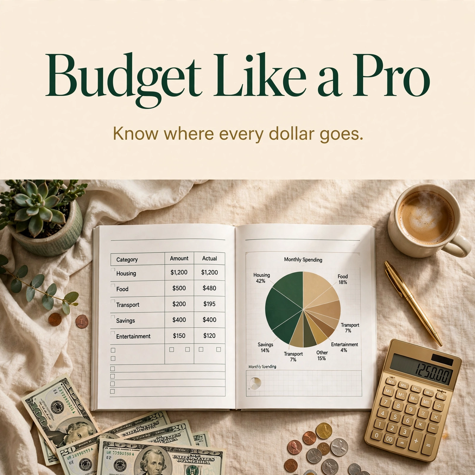 Budget Like a Pro | How to Budget, Save and Pay Off Debt Without Feeling Broke