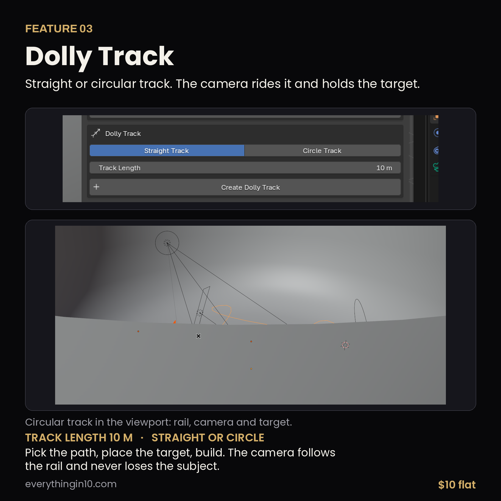 Camera Rig Pro | Cinematic Camera for Blender, screenshot 5