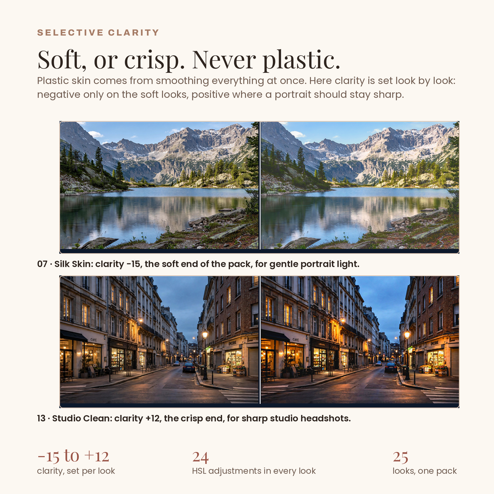 25 Clean Portrait Lightroom Presets, screenshot 4