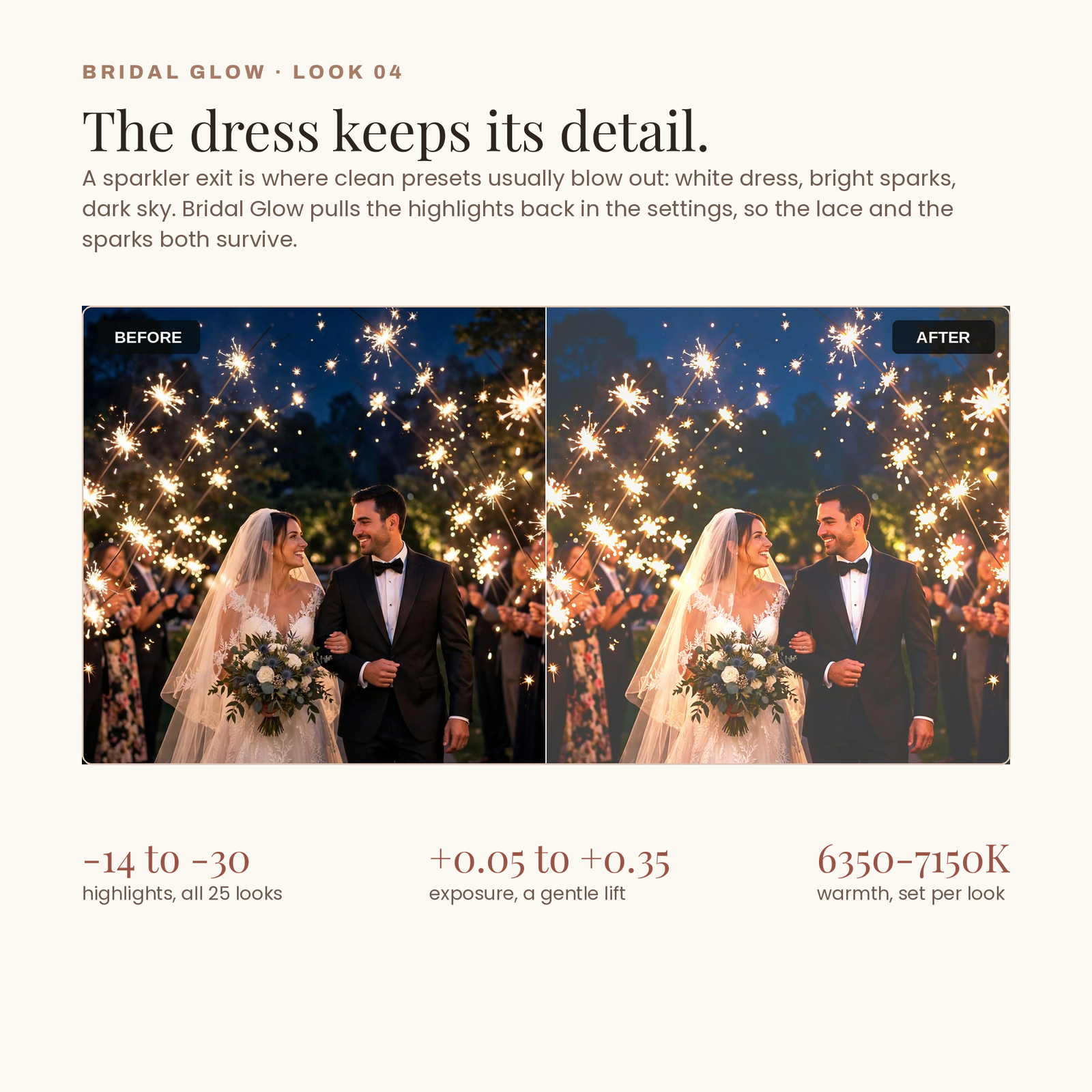 25 Clean Portrait Lightroom Presets, screenshot 3