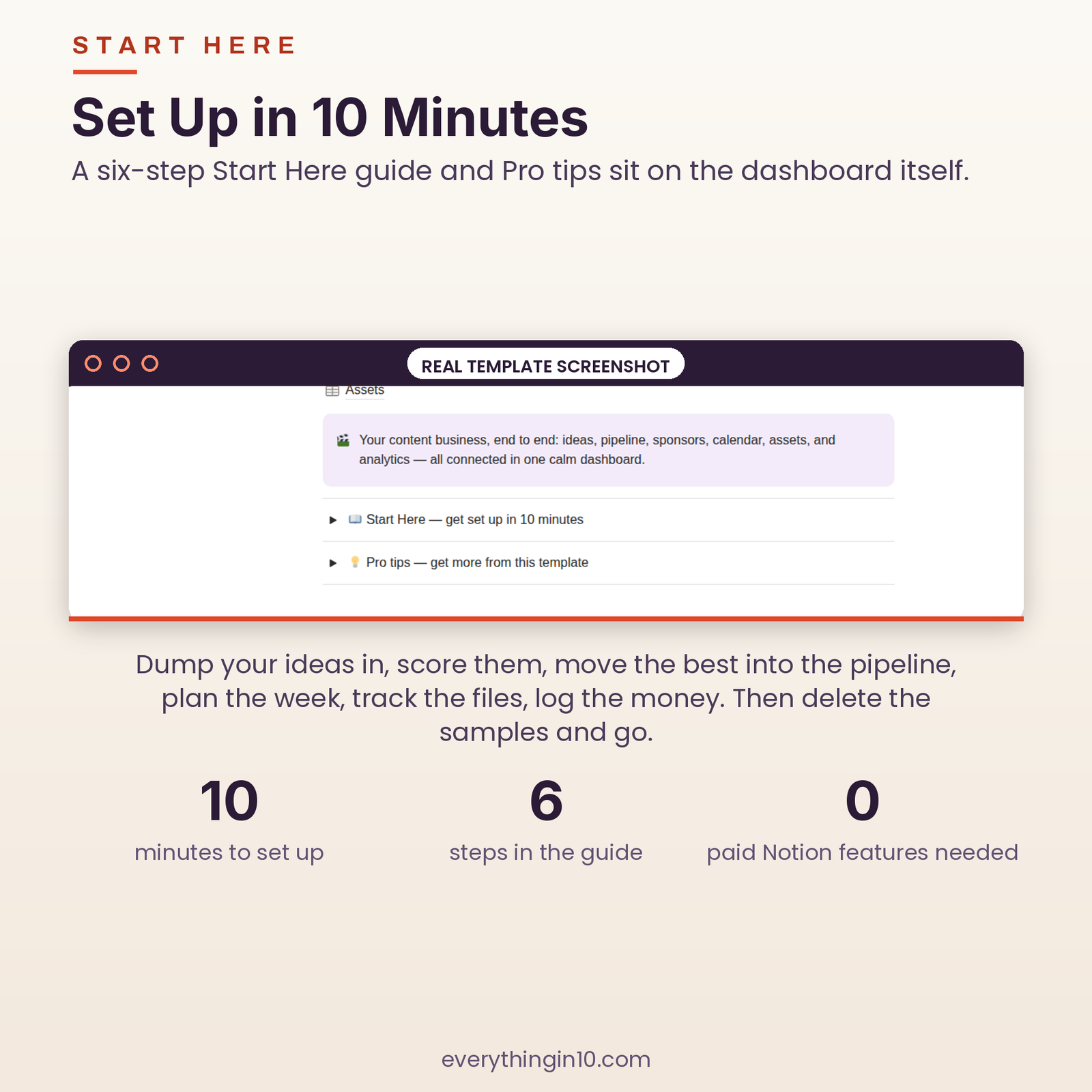 Content Creator OS | Run Your Content Business in Notion, screenshot 10