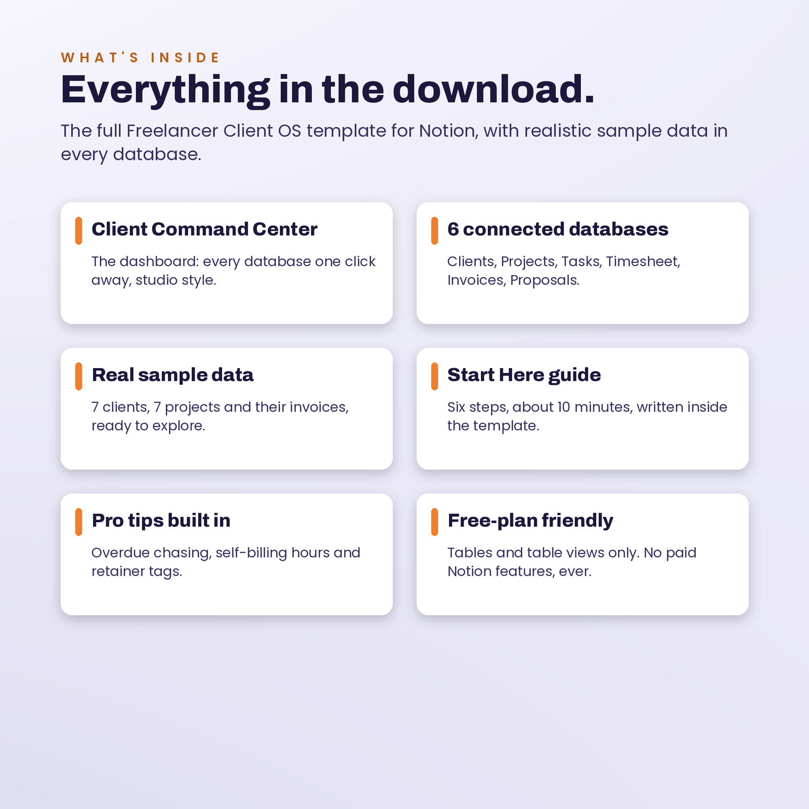 Freelancer Client OS | Run Your Freelance Business Like a Studio in Notion, screenshot 11