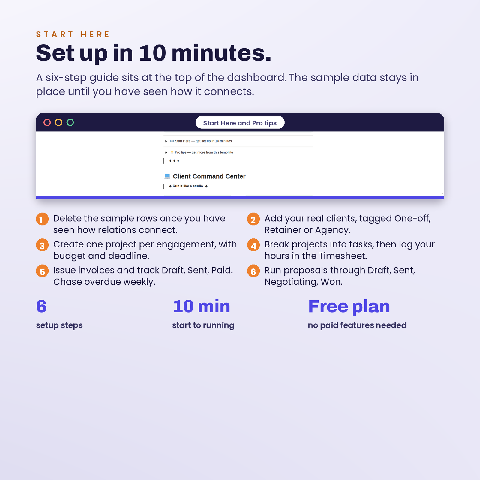 Freelancer Client OS | Run Your Freelance Business Like a Studio in Notion, screenshot 10