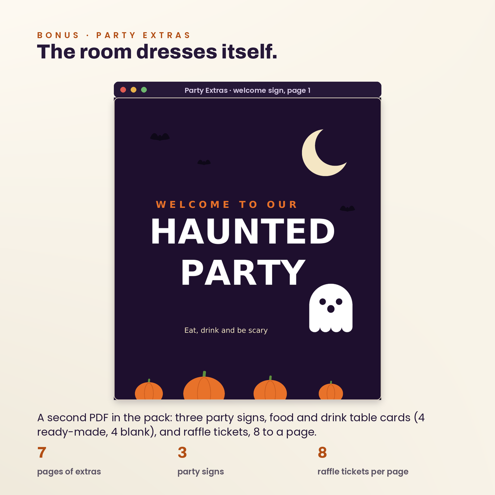 Halloween Party Games Mega Pack | 25 Printable Games (80 Pages, US Letter + A4), screenshot 8