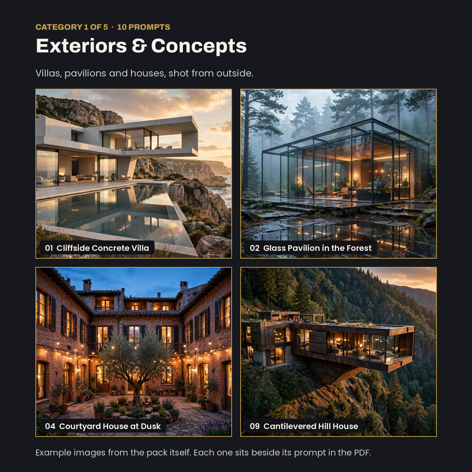 Midjourney Architecture Prompts | 50 Prompts, Each With Its Own Style, screenshot 5