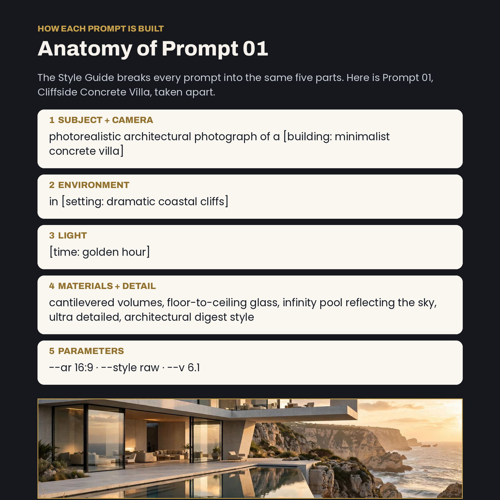 Midjourney Architecture Prompts | 50 Prompts, Each With Its Own Style, screenshot 3