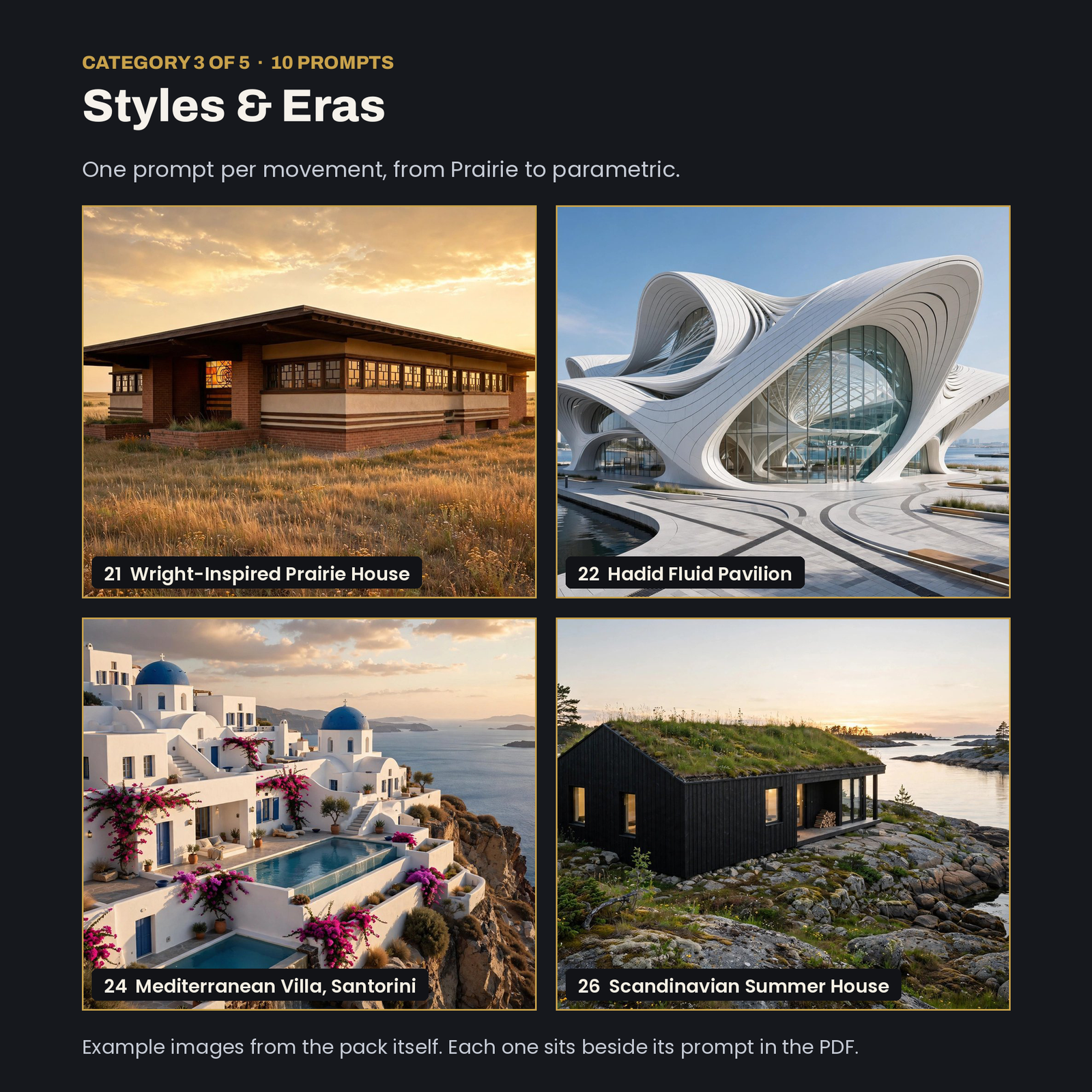 Midjourney Architecture Prompts | 50 Prompts, Each With Its Own Style, screenshot 7