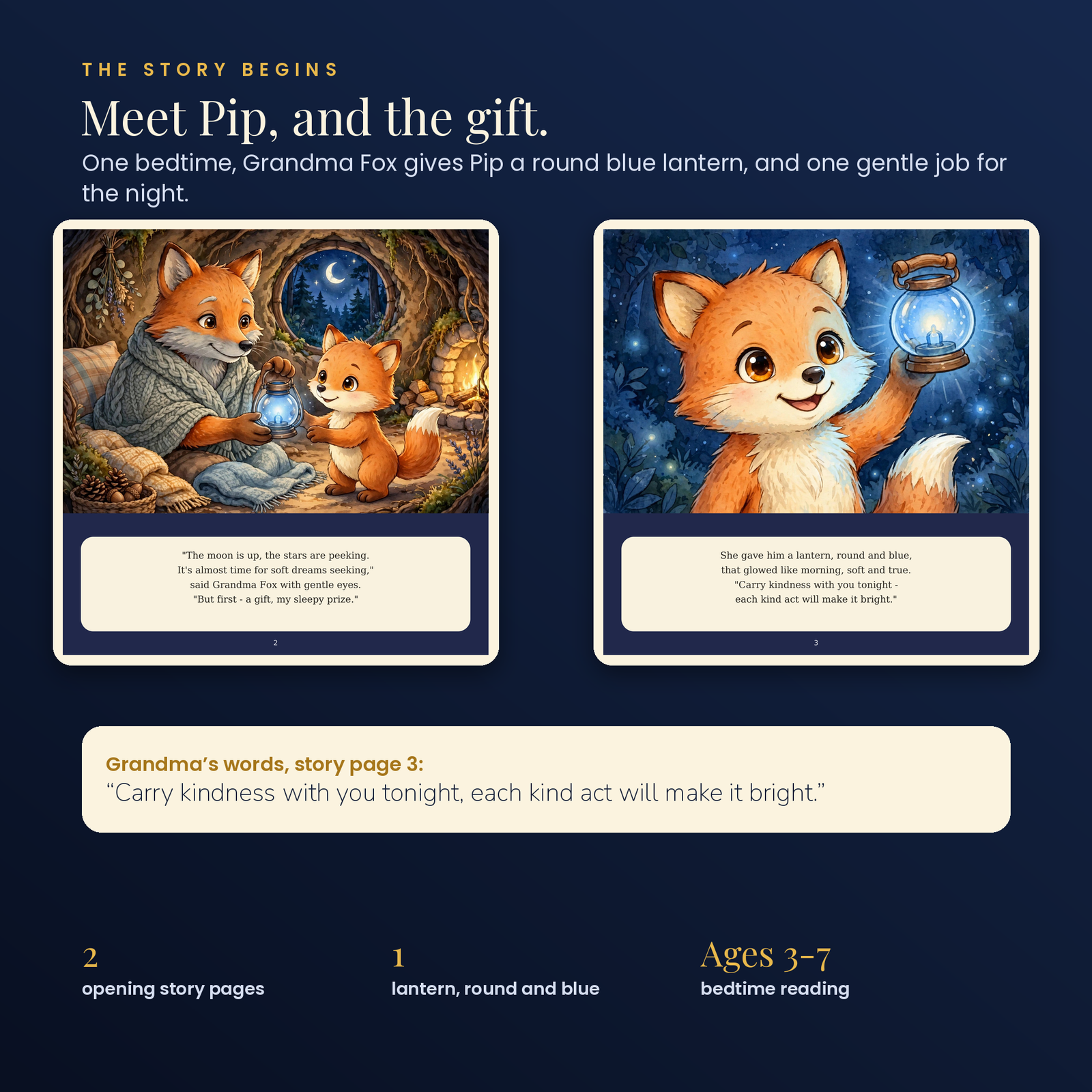 Pip's Lantern of Kindness | A Bedtime Kindness Storybook (Ages 3-7), screenshot 2
