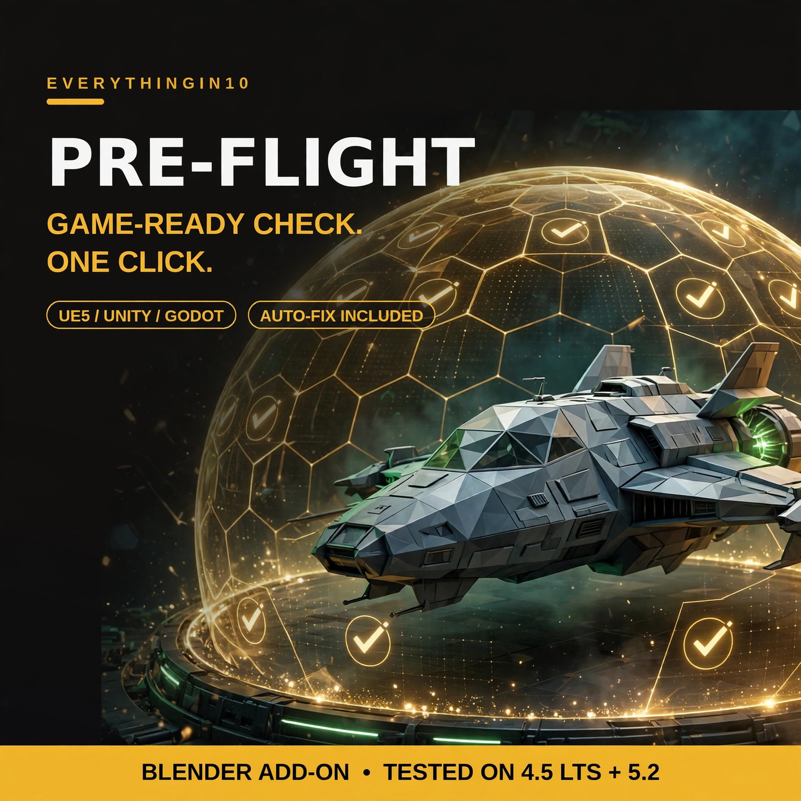 Pre-Flight | Game-Ready Asset Validator