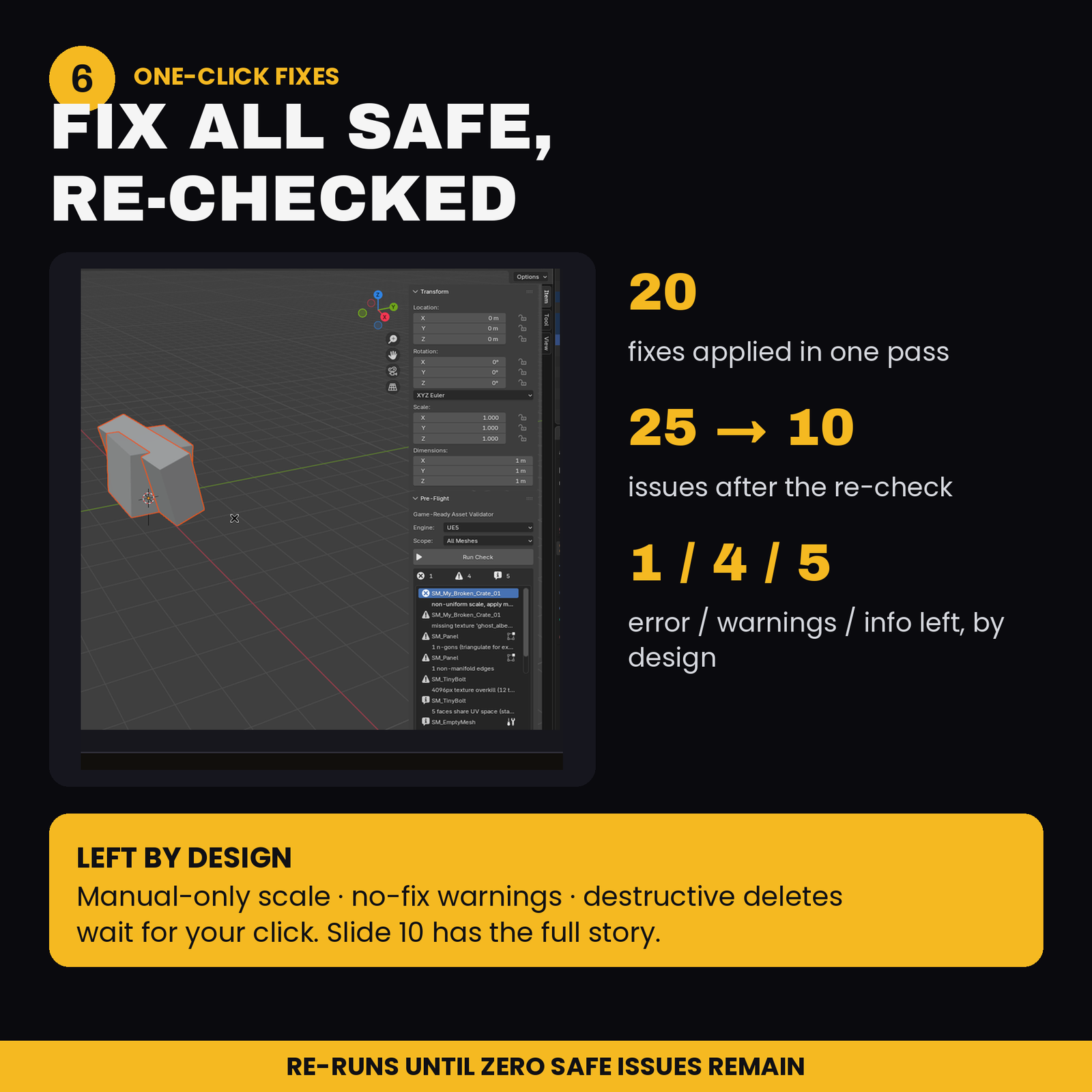 Pre-Flight | Game-Ready Asset Validator, screenshot 6