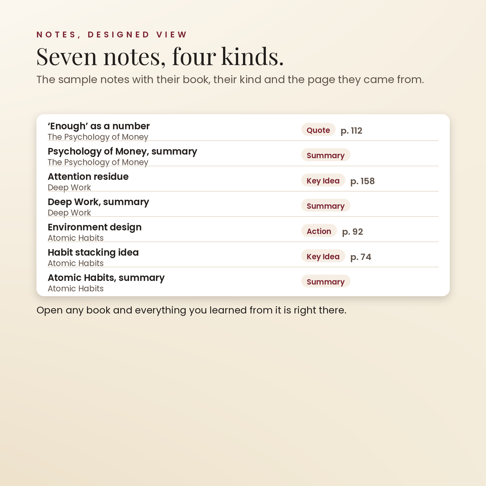 Reading & Learning OS | Your Personal Knowledge System in Notion, screenshot 6