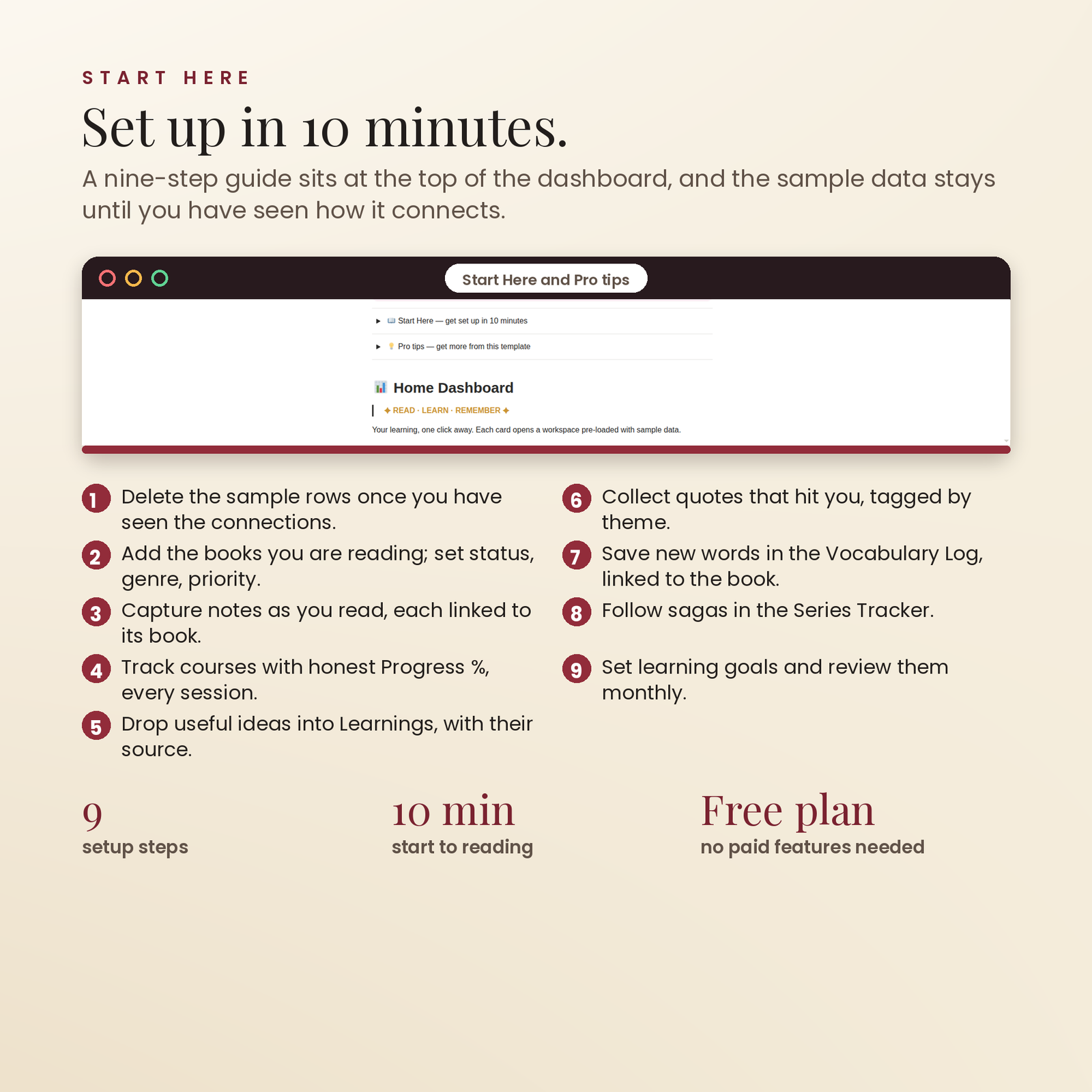 Reading & Learning OS | Your Personal Knowledge System in Notion, screenshot 11