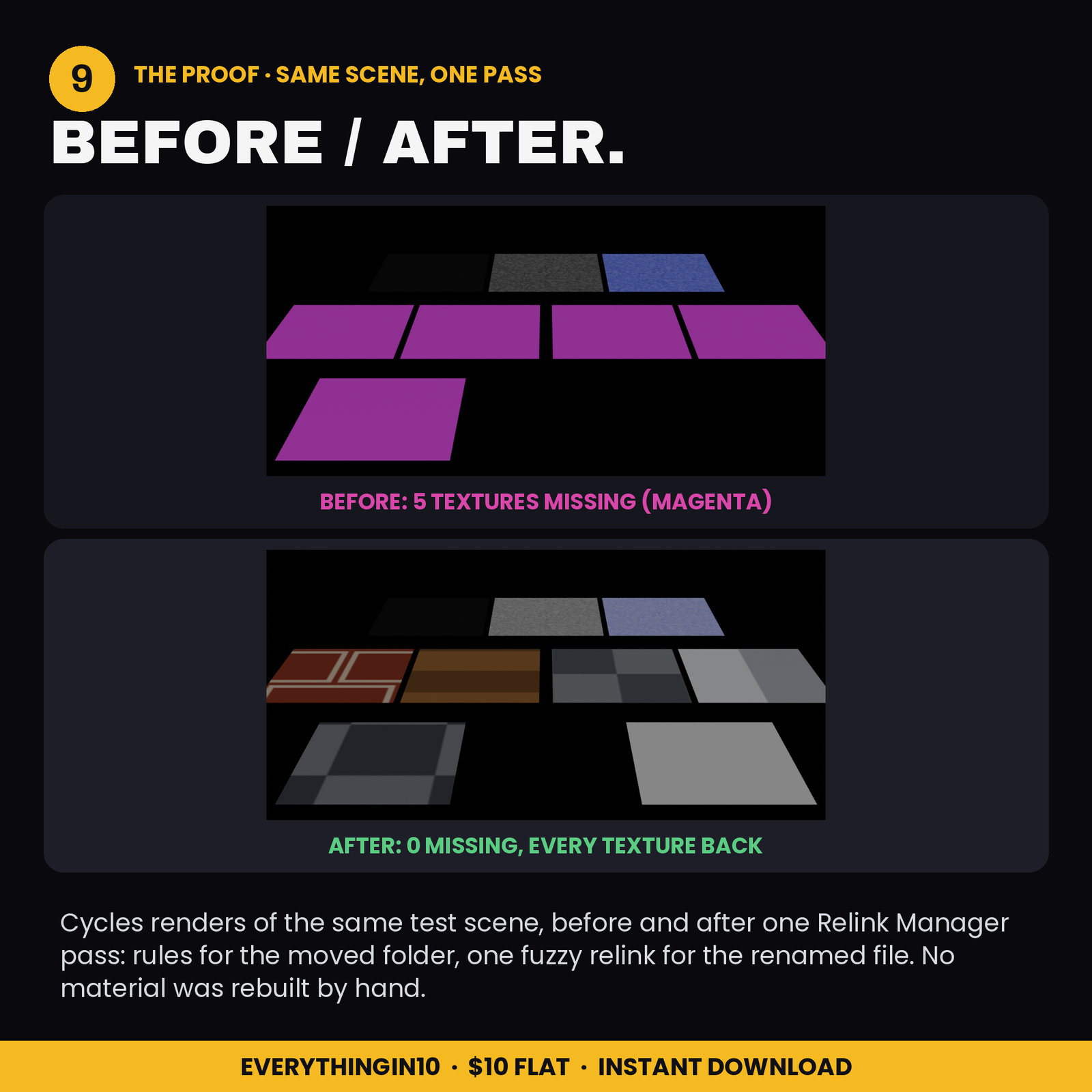 Relink Manager | Batch Fix Missing Textures in Blender, screenshot 9