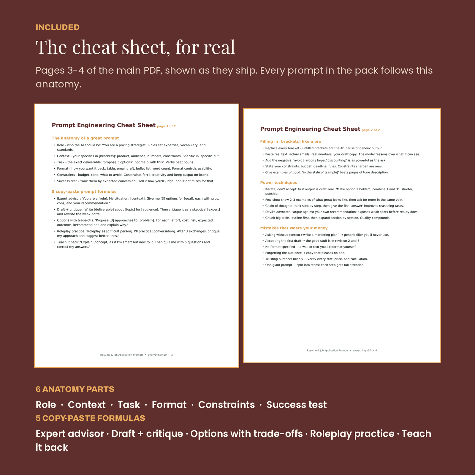 Resume & Job Application Prompts | 200 Copy-Paste AI Prompts, screenshot 8
