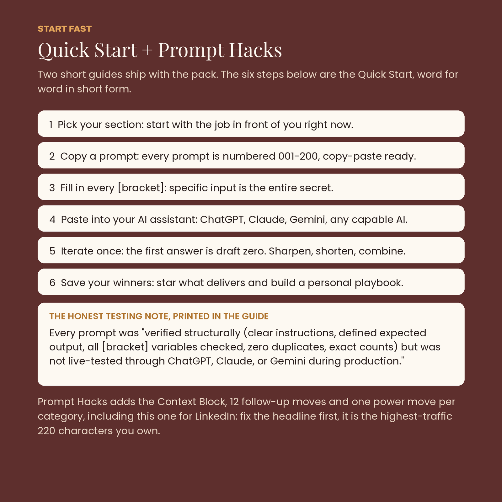 Resume & Job Application Prompts | 200 Copy-Paste AI Prompts, screenshot 11