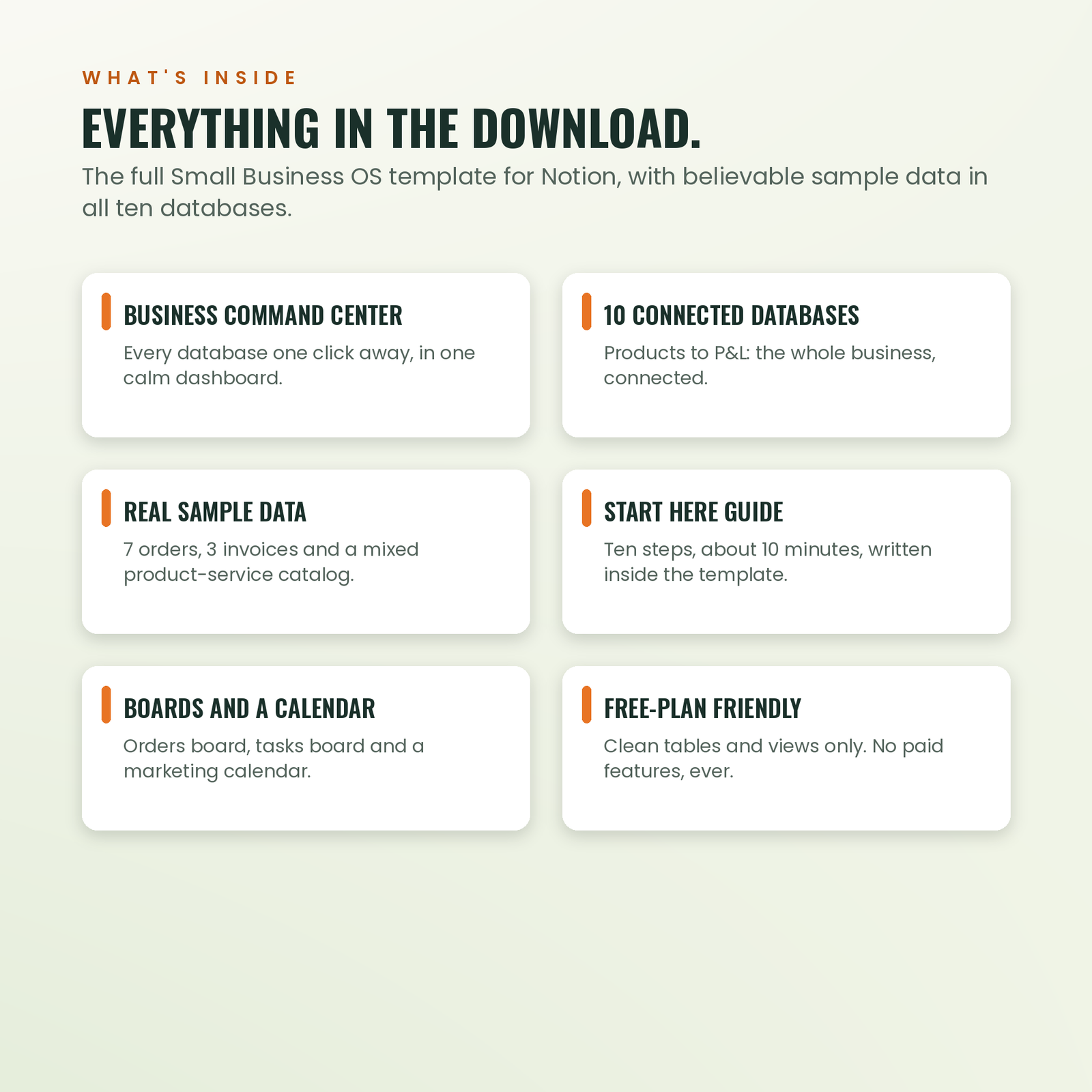 Small Business OS | Run Your Whole Business from One Notion Dashboard, screenshot 13