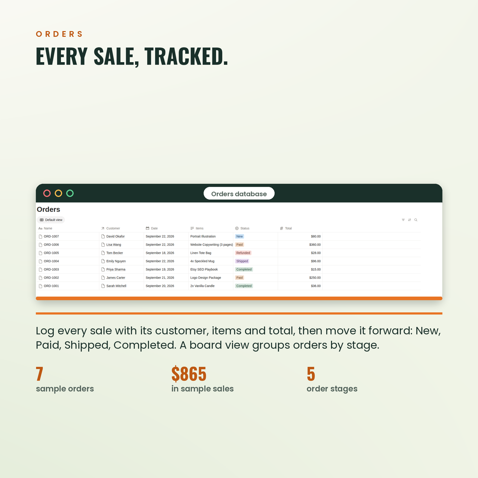 Small Business OS | Run Your Whole Business from One Notion Dashboard, screenshot 3