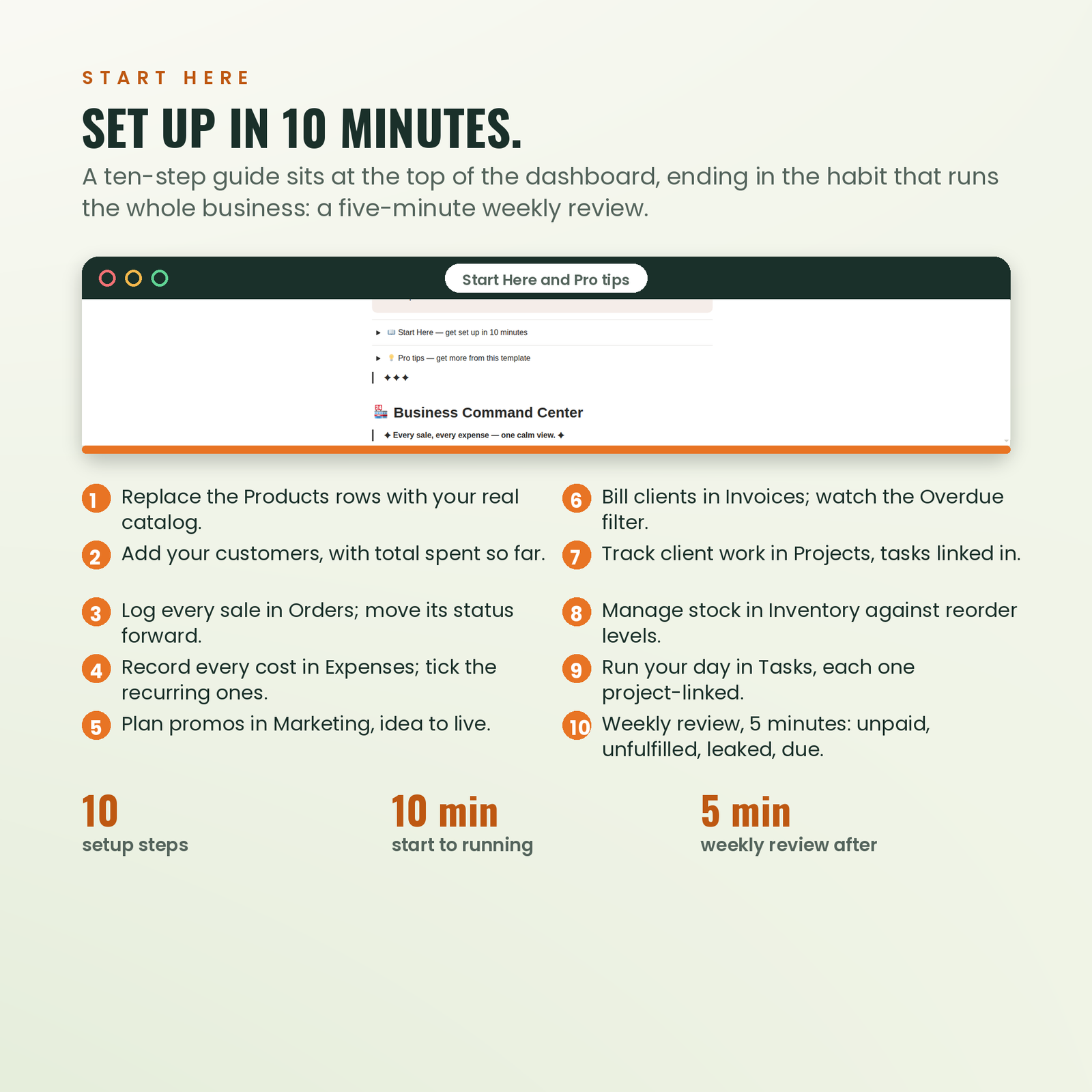 Small Business OS | Run Your Whole Business from One Notion Dashboard, screenshot 12