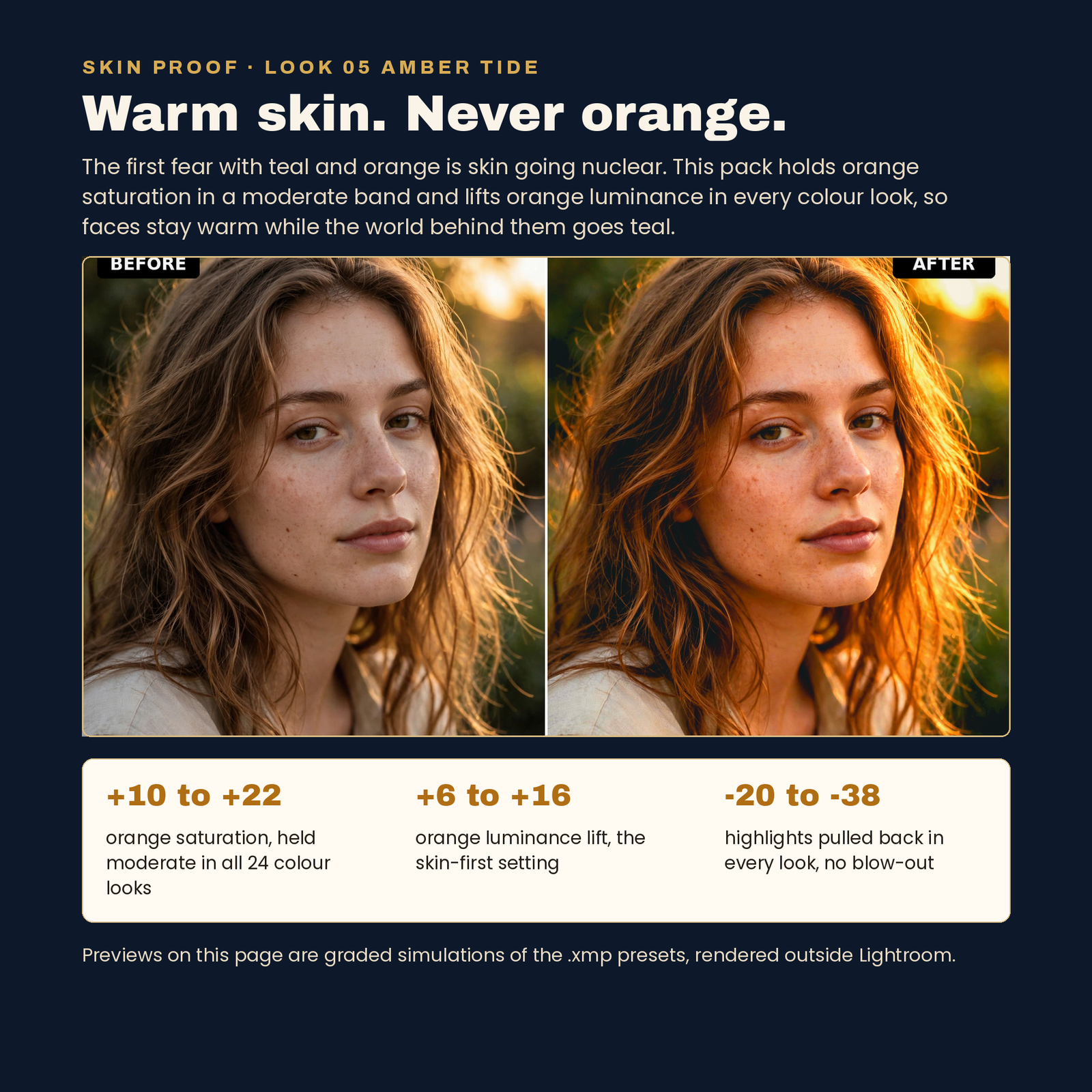25 Cinematic Teal & Orange Presets, screenshot 2