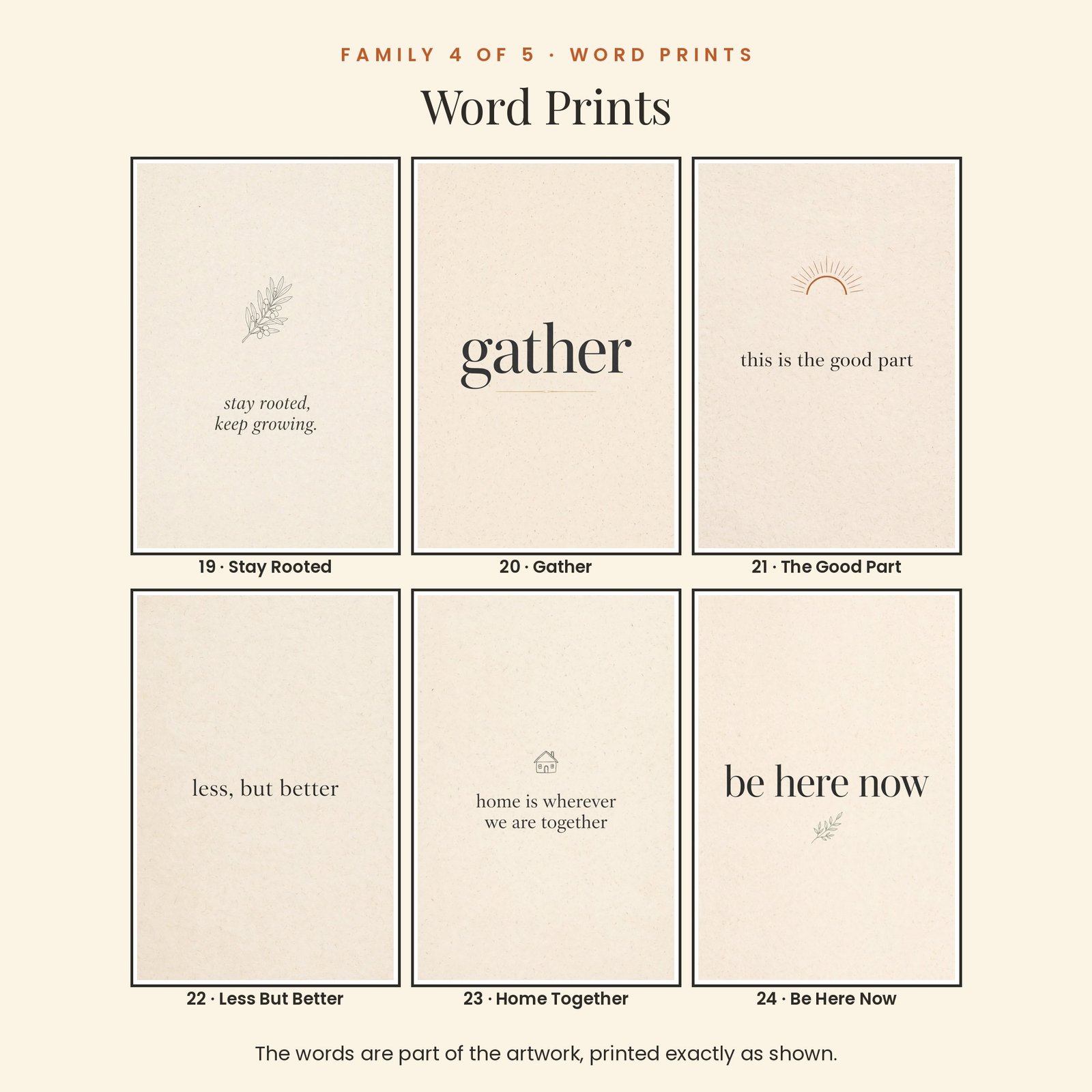 Warm Minimal Gallery Wall Set | 30 Printable Prints, 7 Ratios, 300 DPI, screenshot 7