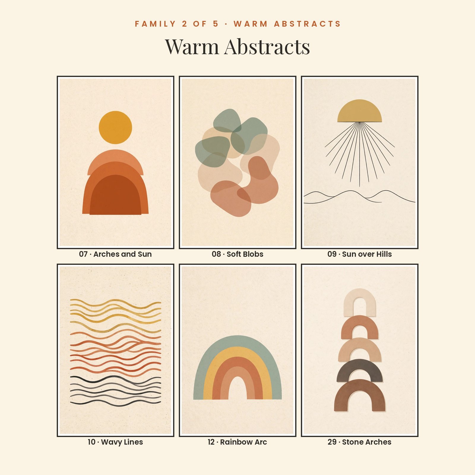 Warm Minimal Gallery Wall Set | 30 Printable Prints, 7 Ratios, 300 DPI, screenshot 5