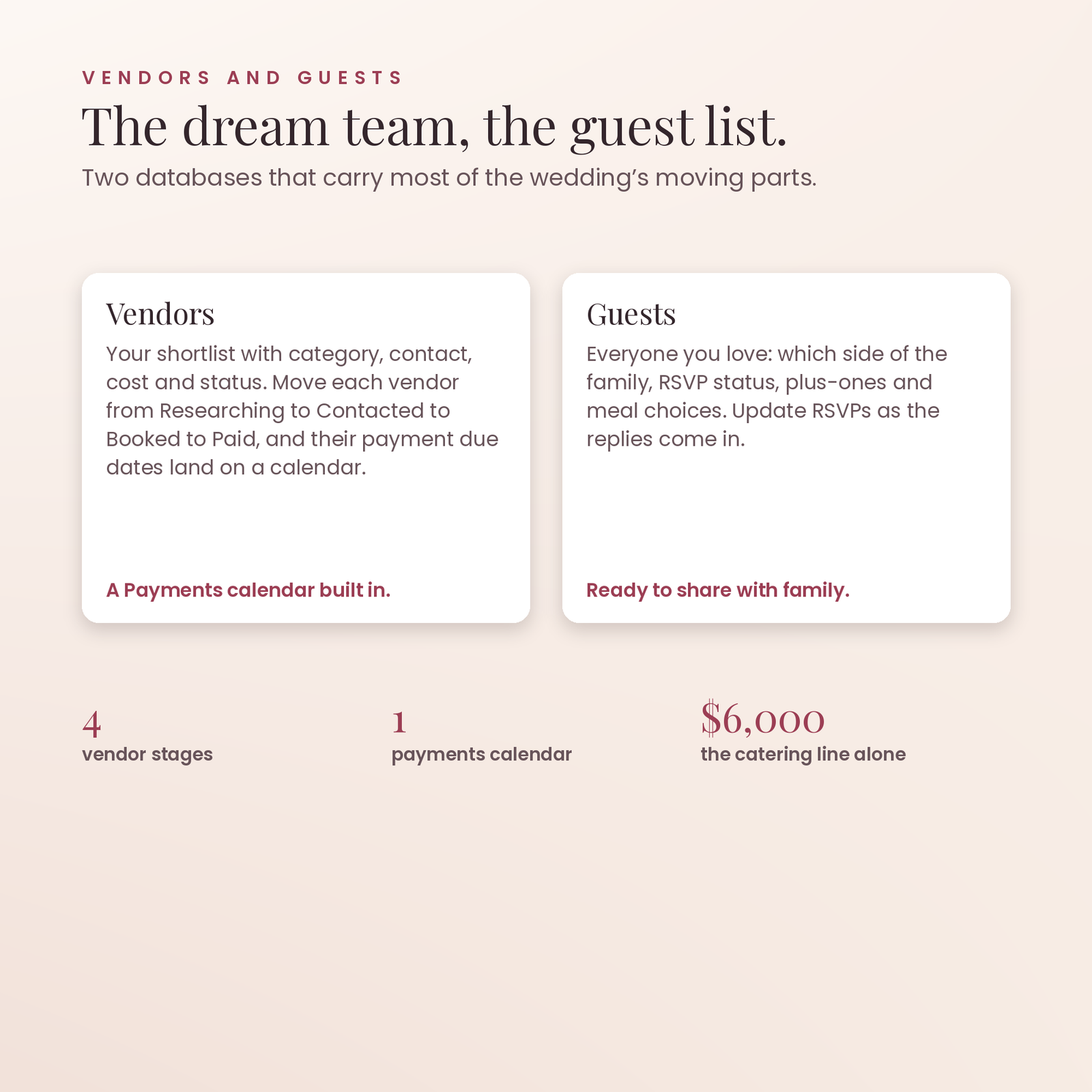 Wedding Planner OS | Plan Your Dream Wedding in Notion, screenshot 7